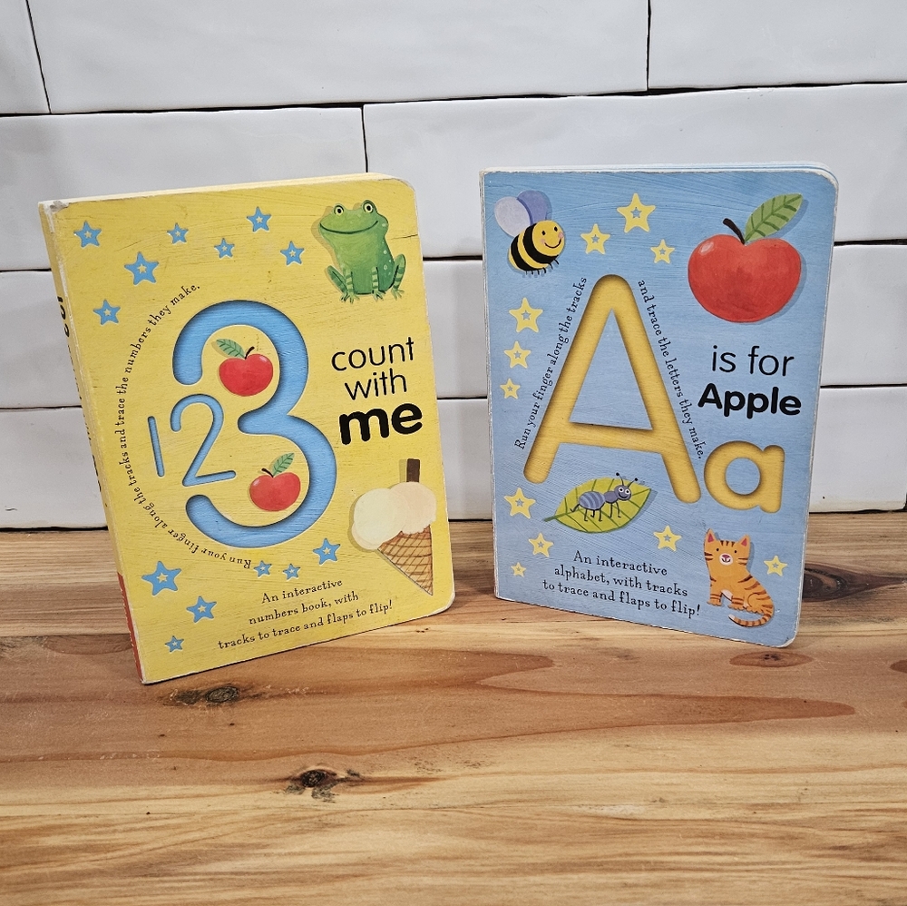 🦋 Alphabet & Counting Trace w/ Flaps To Flip Books Bundle 🦋